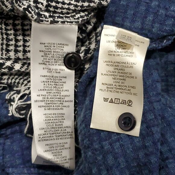 2 Anthropologie Button Down Shirts Current Elliot & Pilco Worn by Sophia Bush - Picture 15 of 16